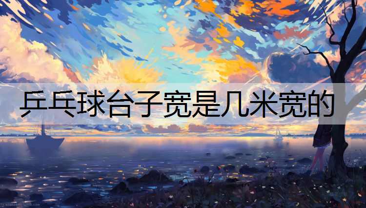 乒乓球台子宽是几米宽的